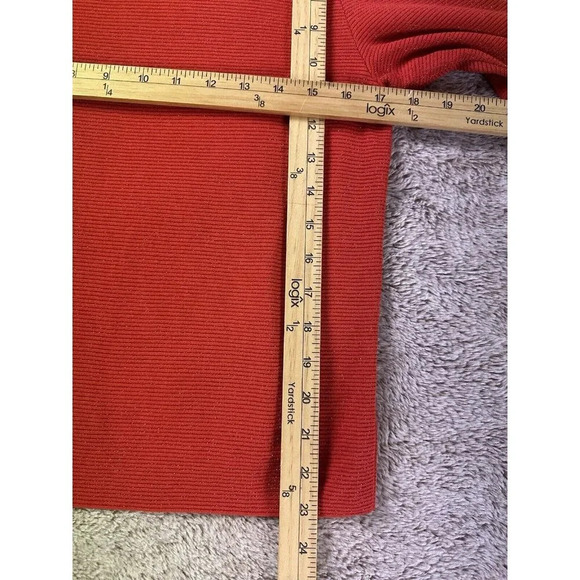 Lafayette 148 metallic boatneck sweater top red Size XS - Picture 9 of 16